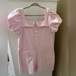 Janie and Jack Light Pink Romper